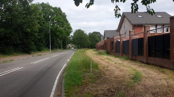 Langs het Pagepark blijft een deel van het groen staan