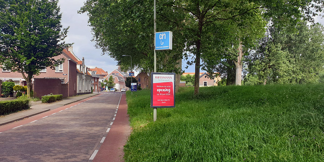 posterboxen reclameborden gemeente Gennep