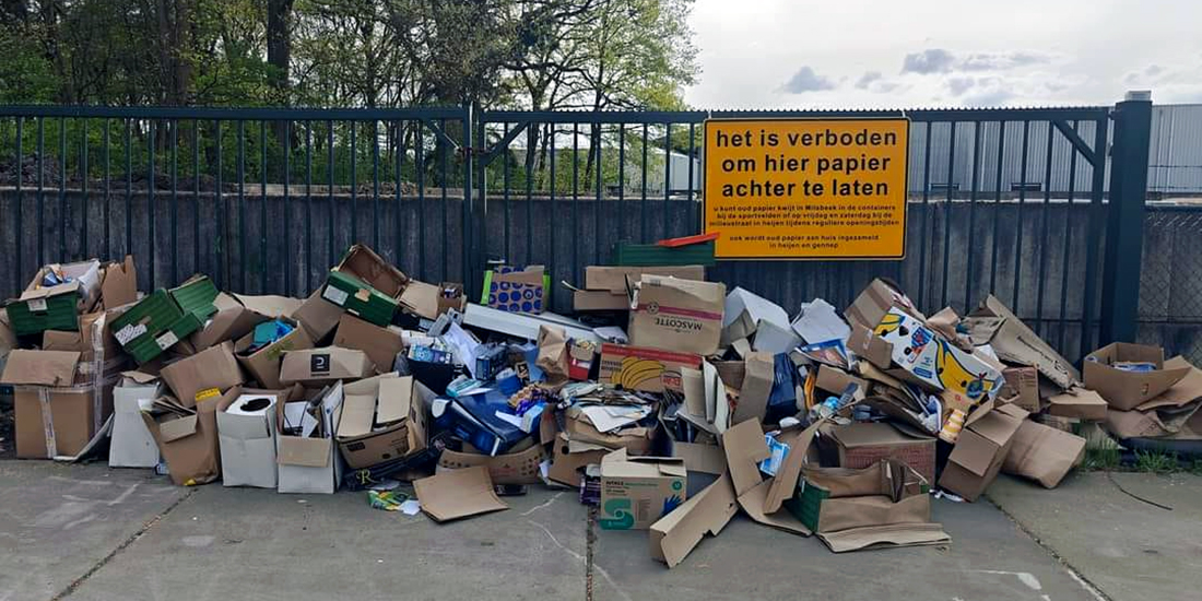 oud papier Heijen Afvaltoerist