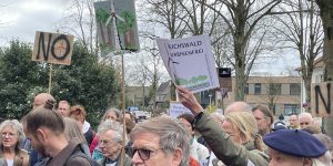 Massaal protest tegen plannen Reichswald (Foto Marcel Tromp) (4)