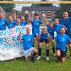 De meiden van groep 7-8 van BS De Heggerank Heijen