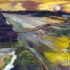 In de Kenniskeuken van de bibliotheek Gennep wordt de lezing oorlogskunstenaars gehouden door Hans Bak - A. Richards Bridge Gennep