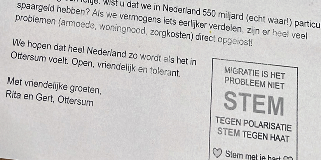 Brief prikkelt Ottersum