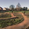Fietscrossbaantje in het dorpshart Ven-Zelderheide
