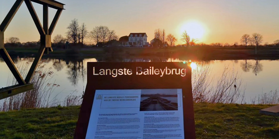 Langste Baileybrug Loswal Gennep Veerhuis John Alofs trots